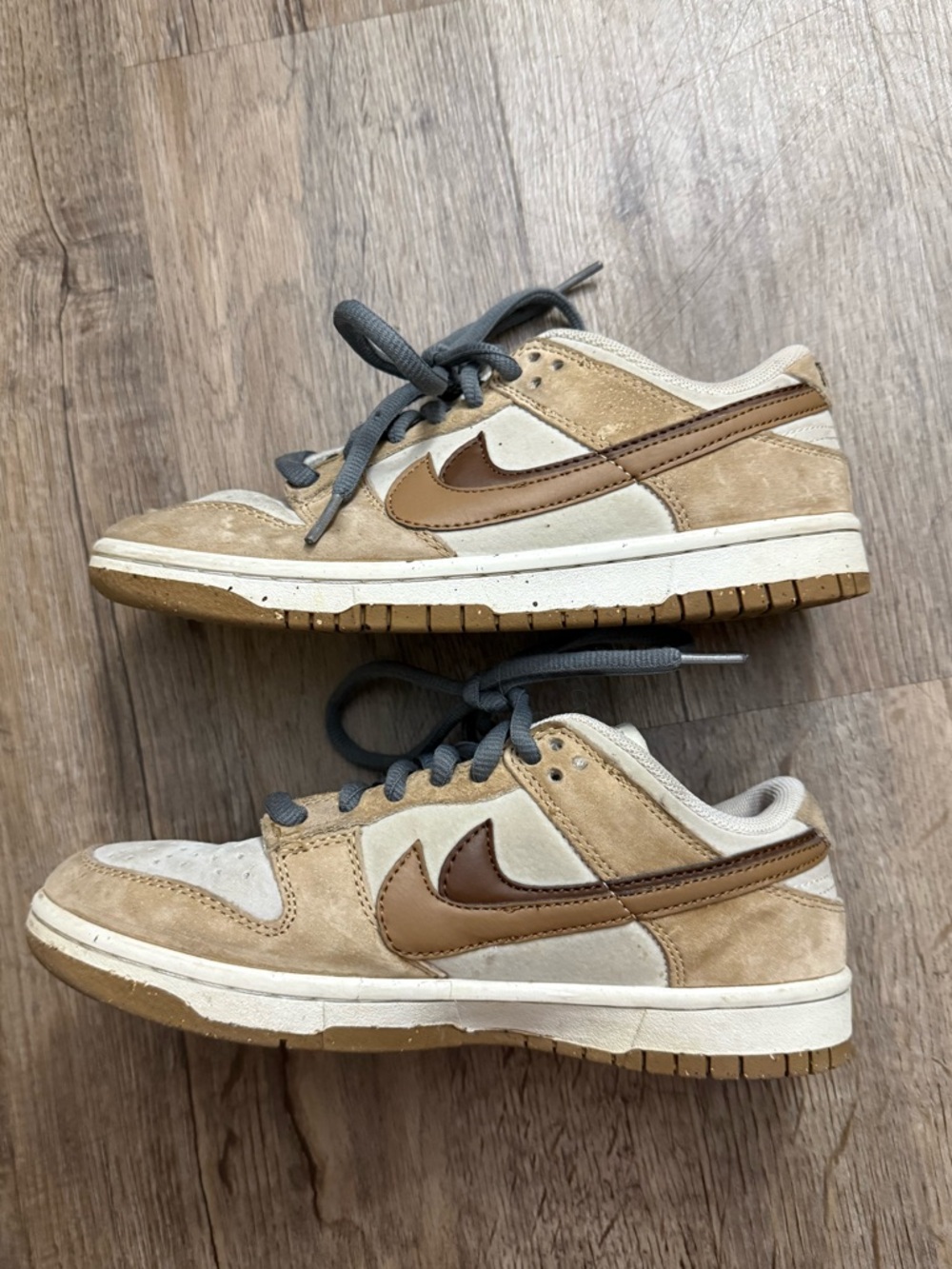 Nike Dunk Low SE 85 Double Swoosh Sail Brown DO9457-115 Women’s Size 6.5 - Picture 6 of 13